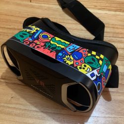 VR headset custom painted